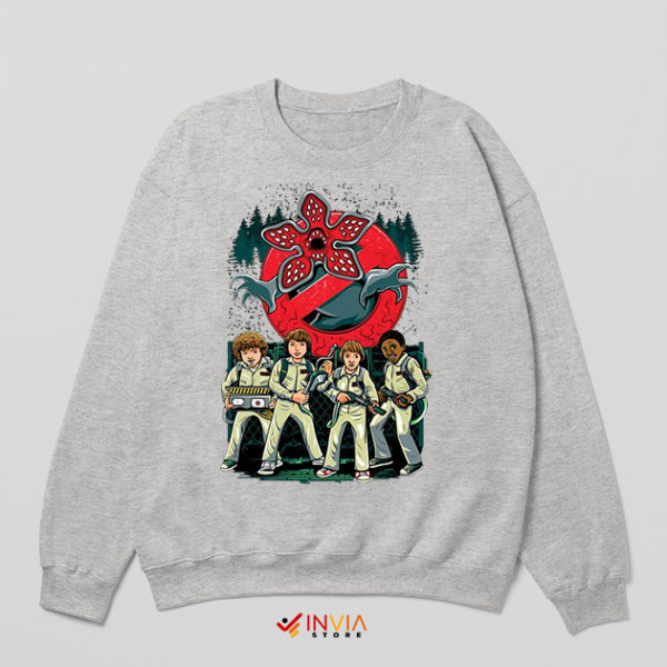 Season 5 Stranger Things Ghostbusters Sport Grey Sweatshirt