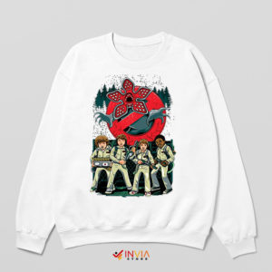 Season 5 Stranger Things Ghostbusters White Sweatshirt