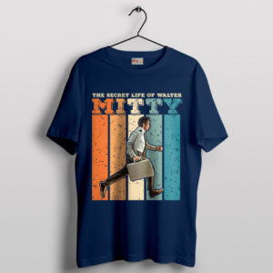 Secret Life of Walter Mitty Quotes Art NavyT-Shirt