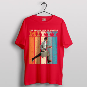 Secret Life of Walter Mitty Quotes Art Red T-Shirt