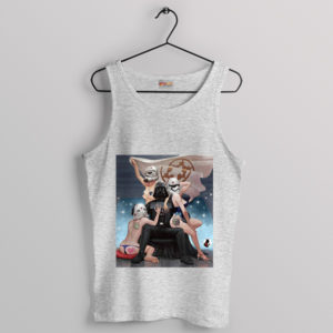 Sexy Girls Trooper Poster Darth Vader Sport Grey Tank Top