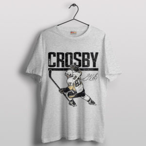 Sid the Kid Penguins Sidney Crosby Sport Grey T-Shirt