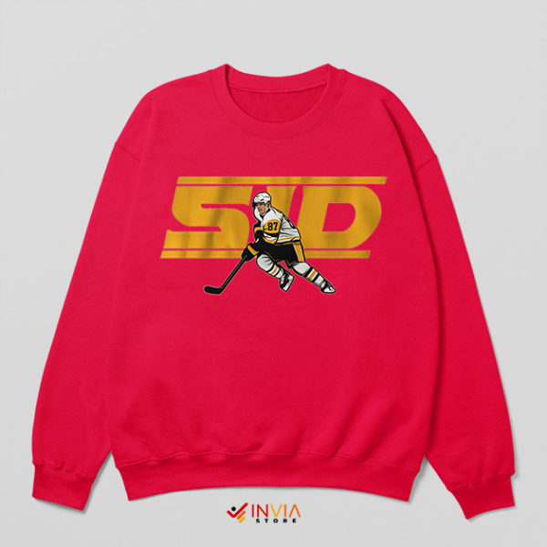 Signature Sid the Kid Crosby Red Sweatshirt