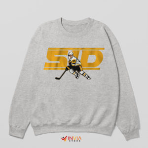 Signature Sid the Kid Crosby Sport Grey Sweatshirt