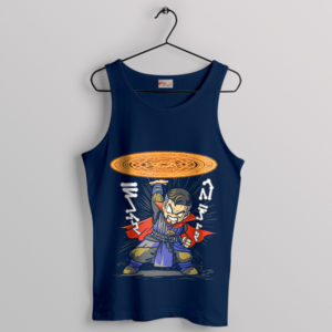 Sir Stephen Strange Source of Power Navy Tank Top