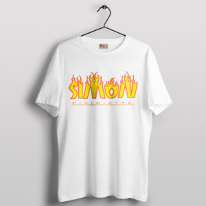 Skateboarding Magazine Simon Minter Lord White T-Shirt
