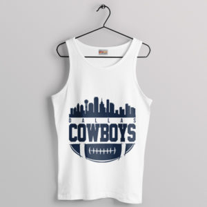 Skyline View Dallas Cowboys NFL Tank Top