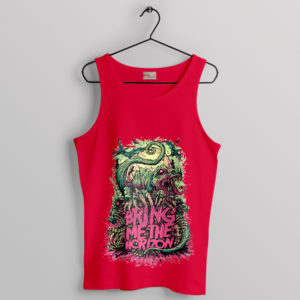 Sleepwalking BMTH Music Art Red Tank Top