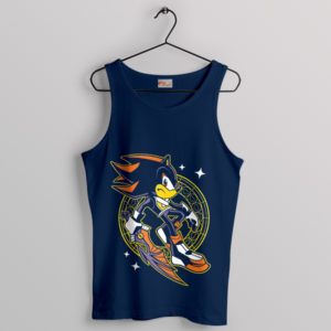 Sonic Shadow Kingdom Hearts Game Navy Tank Top