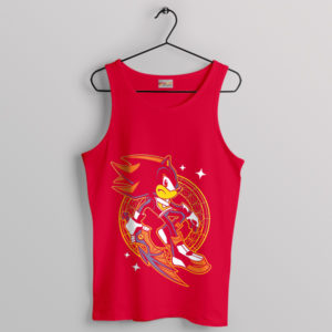 Sonic Shadow Kingdom Hearts Game Red Tank Top