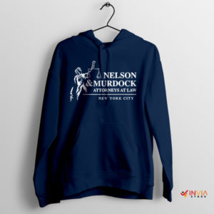 Spider Man Daredevil Nelson Murdock Navy Hoodie