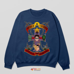 Spider-Man Villains Heavy Metal Navy Sweatshirt