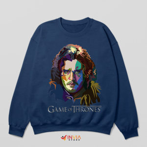 Spinoff Kit Harington Jon Snow Navy Sweatshirt