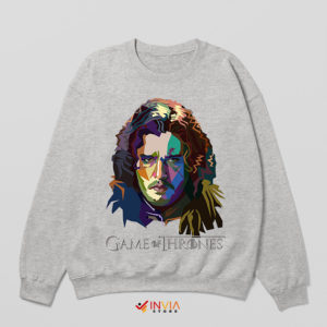 Spinoff Kit Harington Jon Snow Sport Grey Sweatshirt