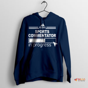 Sports Commentator Major Meme Adidas Navy Hoodie