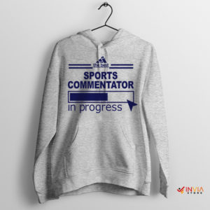 Sports Commentator Major Meme Adidas Sport Grey Hoodie