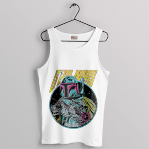 Star Wars Boba Fett Classic Movie White Tank Top