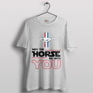 Star Wars Ford Mustang Be With You Sport Grey T-Shirt