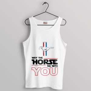 Star Wars Jedi Survivor Mustang Car White Tank Top