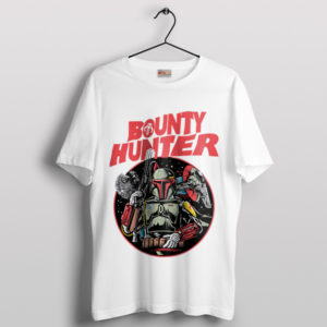 Star Wars Legion Din Djarin Bounty Hunter White T-Shirt