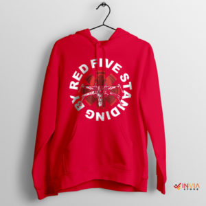 Star Wars Red Fve X-Wing Starfighter RHCP Red Hoodie