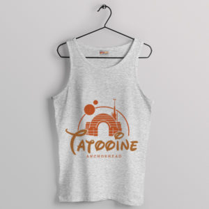 Star Wars Tatooine Creatures Disney Sport Grey Tank Top