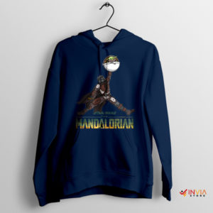 Star Wars the Mandalorian Air Jordan Navy Hoodie