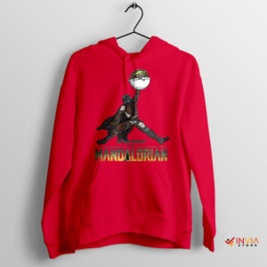 Star Wars the Mandalorian Air Jordan Red Hoodie