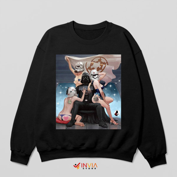 Stormtrooper Sexy Girls Darth Vader Black Sweatshirt