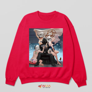 Stormtrooper Sexy Girls Darth Vader Red Sweatshirt