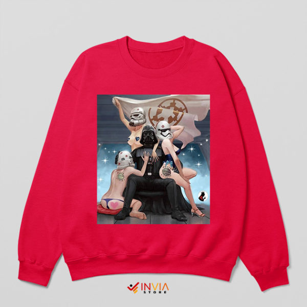 Stormtrooper Sexy Girls Darth Vader Red Sweatshirt