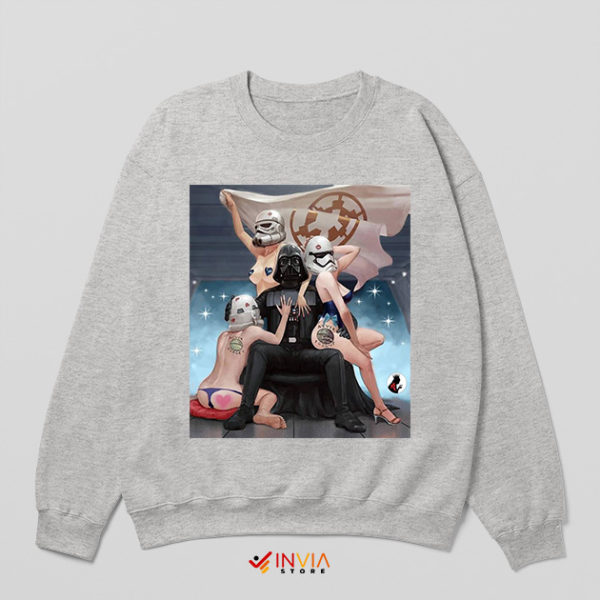 Stormtrooper Sexy Girls Darth Vader Sport Grey Sweatshirt