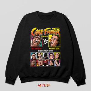 Street Fighter Duel Tier List Nicolas Cage Black Sweatshirt