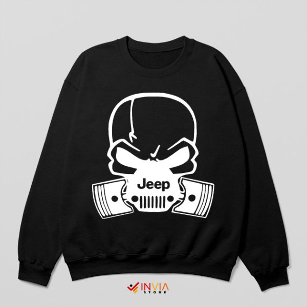 Sugar Skull Jeep Truck Graphic Sweatshirt