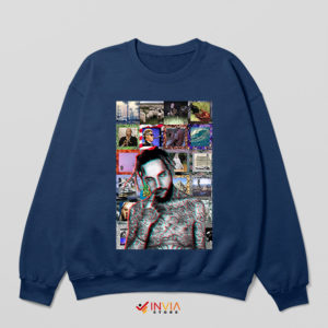 Suicideboys Tattoo Ideas Discography Navy Sweatshirt