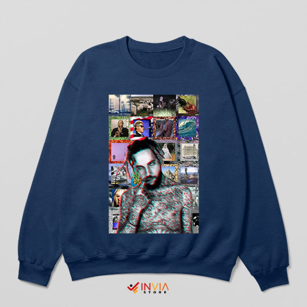 Suicideboys Tattoo Ideas Discography Navy Sweatshirt