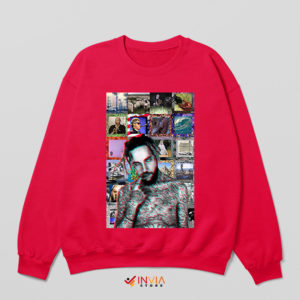Suicideboys Tattoo Ideas Discography Red Sweatshirt