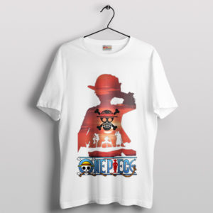 Sunset One Piece Monkey D Luffy Bounty White T-Shirt