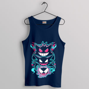 Super King Boo Tongue Evolutions Navy Tank Top