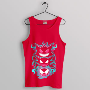Super King Boo Tongue Evolutions Red Tank Top