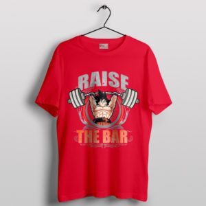 Super Saiyan Goku Raise The Bar Gym Red T-Shirt