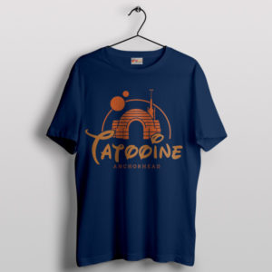 Tatooine Sunset Drink Walt Disney Navy T-Shirt