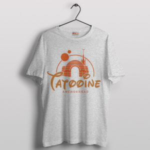 Tatooine Sunset Drink Walt Disney Sport Grey T-Shirt