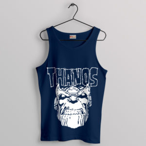 Thanos Was Right Misfits Tour Merch Navy Tank Top