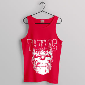 Thanos Was Right Misfits Tour Merch Red Tank Top