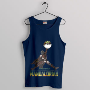 The Armorer Mandalorian Air Jordan Navy Tank Top