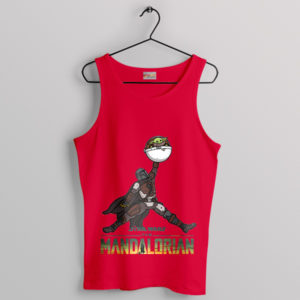 The Armorer Mandalorian Air Jordan Red Tank Top