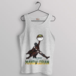 The Armorer Mandalorian Air Jordan Sport Grey Tank Top