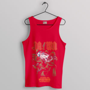 The Jawa Dark Star Wars Eyes Red Tank Top