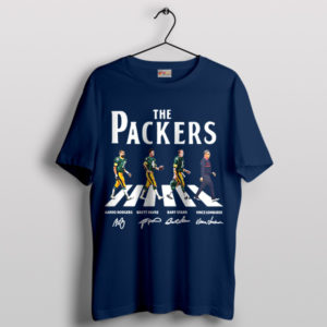 The Packers Football Team Abbey Navy T-Shirt